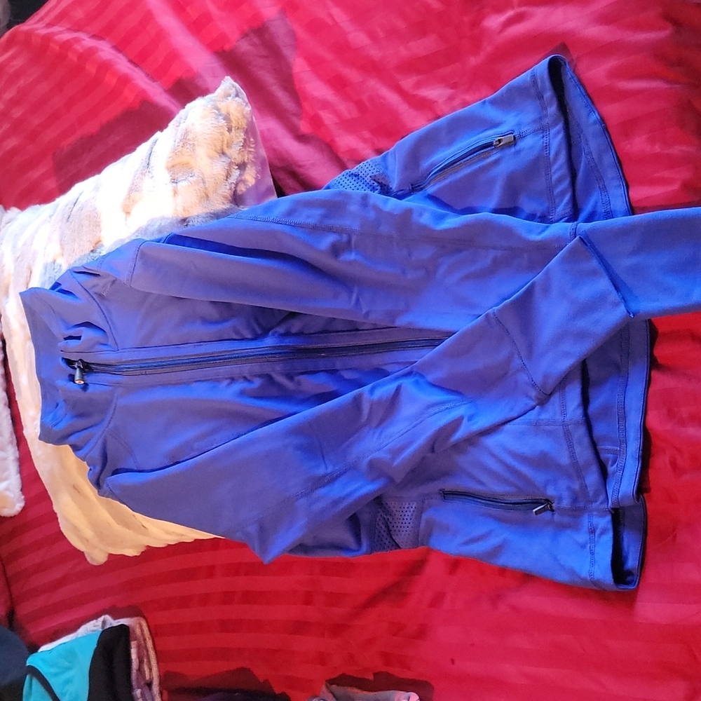 Tangerine Blue Zip Up workout hoody size small